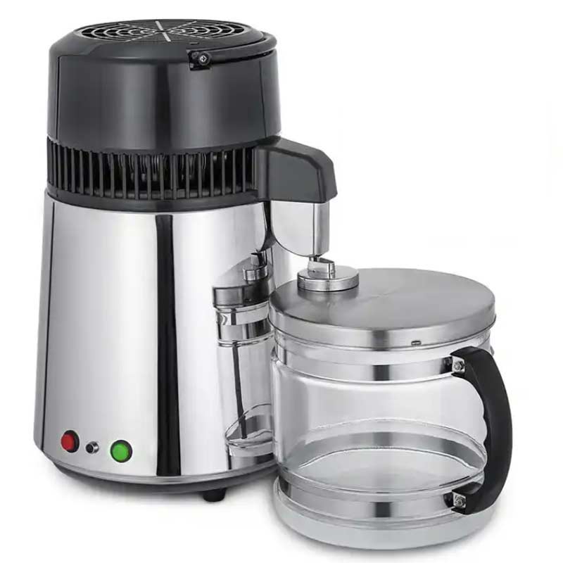 Destilator vode, staklena posuda